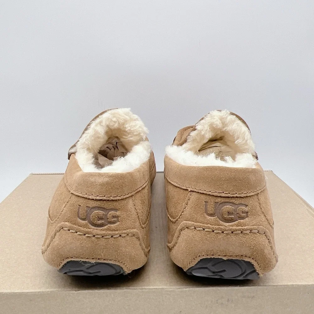 UGG Ascot Men's Slipper Casual Shoes Sand Chestnut Suede Size US 10